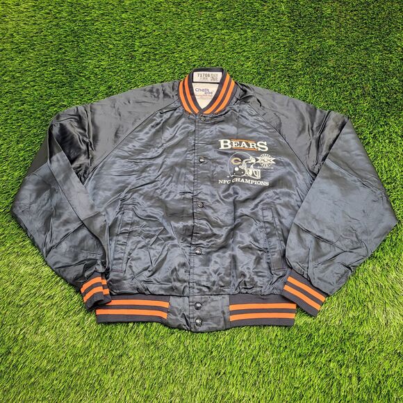 Vintage 1983 Chalk-Line Jacket Large 25x25 Blue - Picture 1 of 14